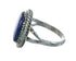 Native American Sterling Silver Lapis Ring Size 8 AX130227